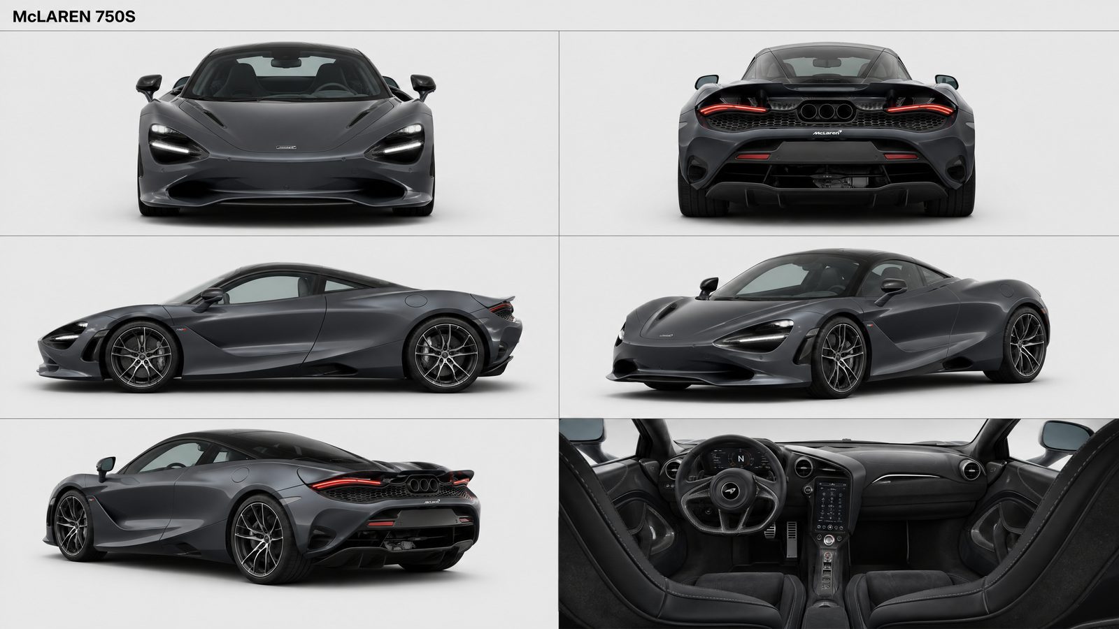 A McLaren 750S sheet.