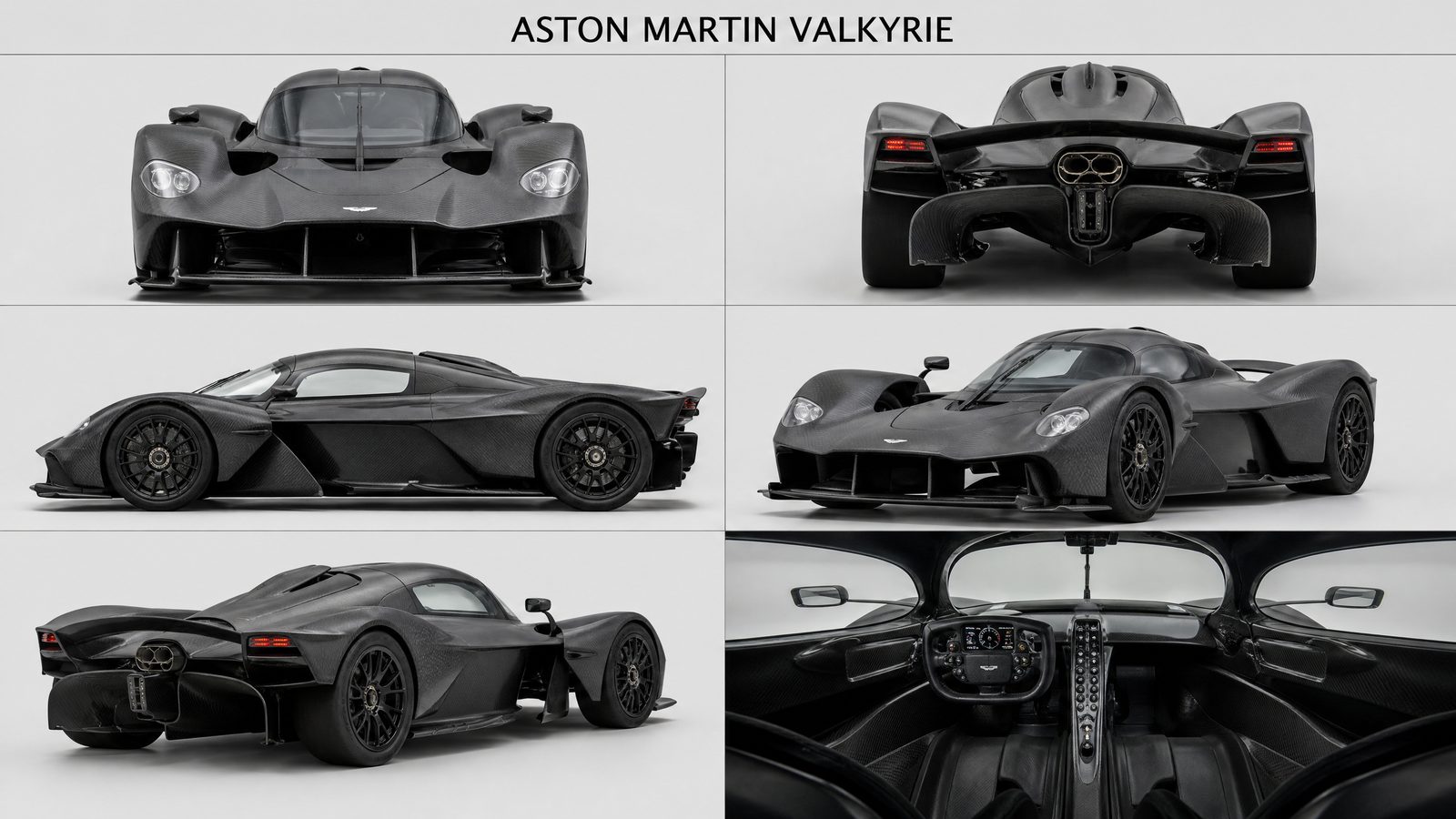 An Aston Martin Valkyrie sheet.